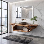Rustic Bathroom Vanity, solid wood, built to order