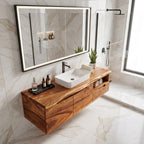 Wood Bathroom Vanity Beach House, solid wood, built to order