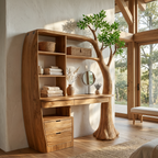 Organic Dressing Table Bedroom and Dressing Room, solid wood, built to order, view 3