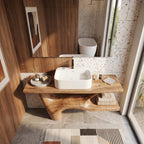 Handcrafted Vanity, solid wood, built to order