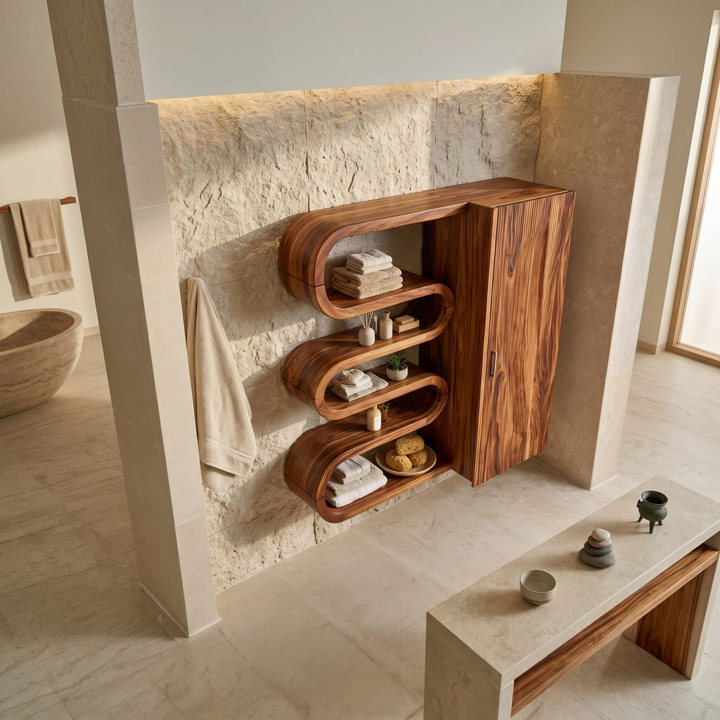 Sculptural Wellness Vanity