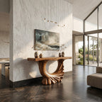 Sculptural Ring Console Table