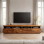 Handcrafted Media Cabinet Console, solid wood, built to order