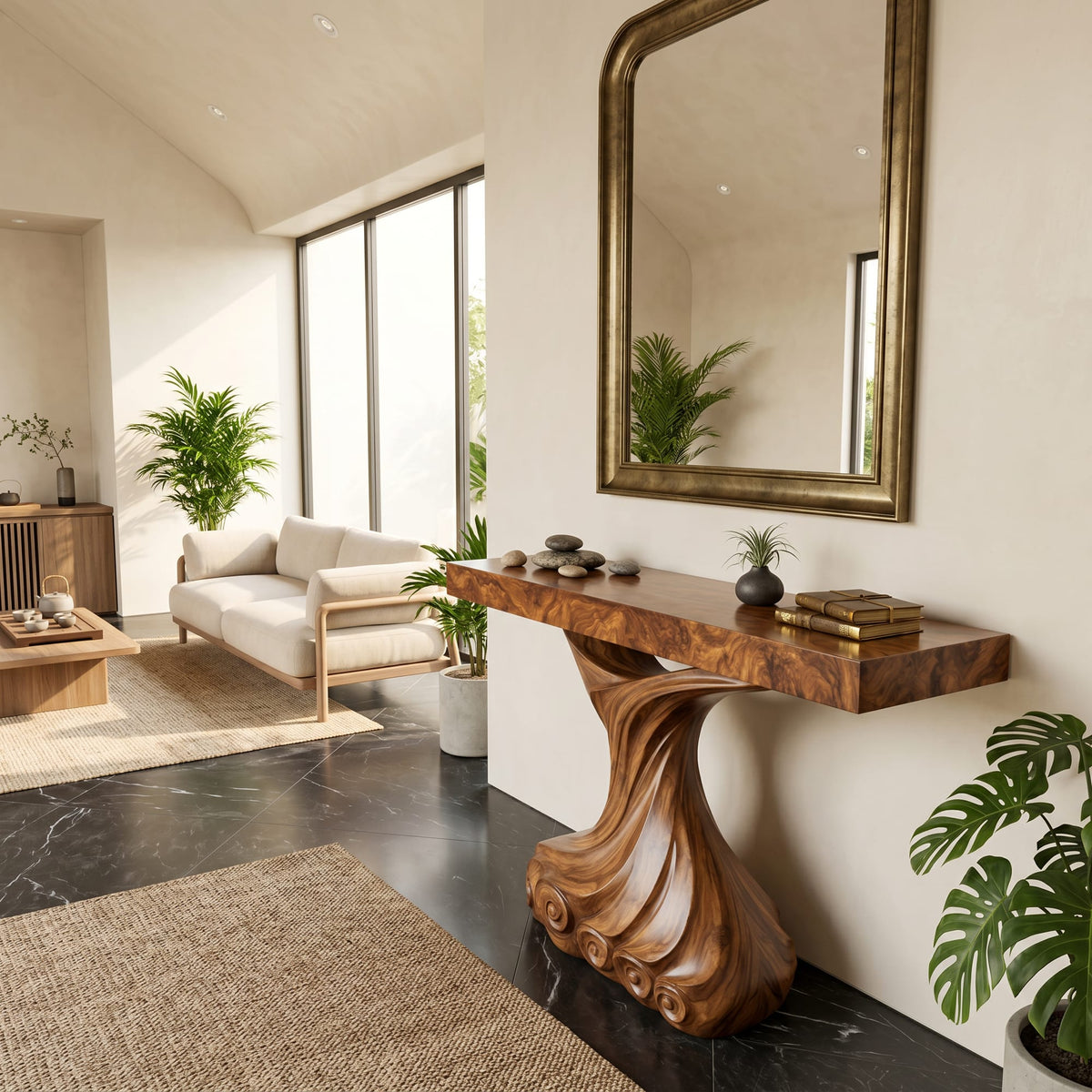 Twist Abstract Console Table
