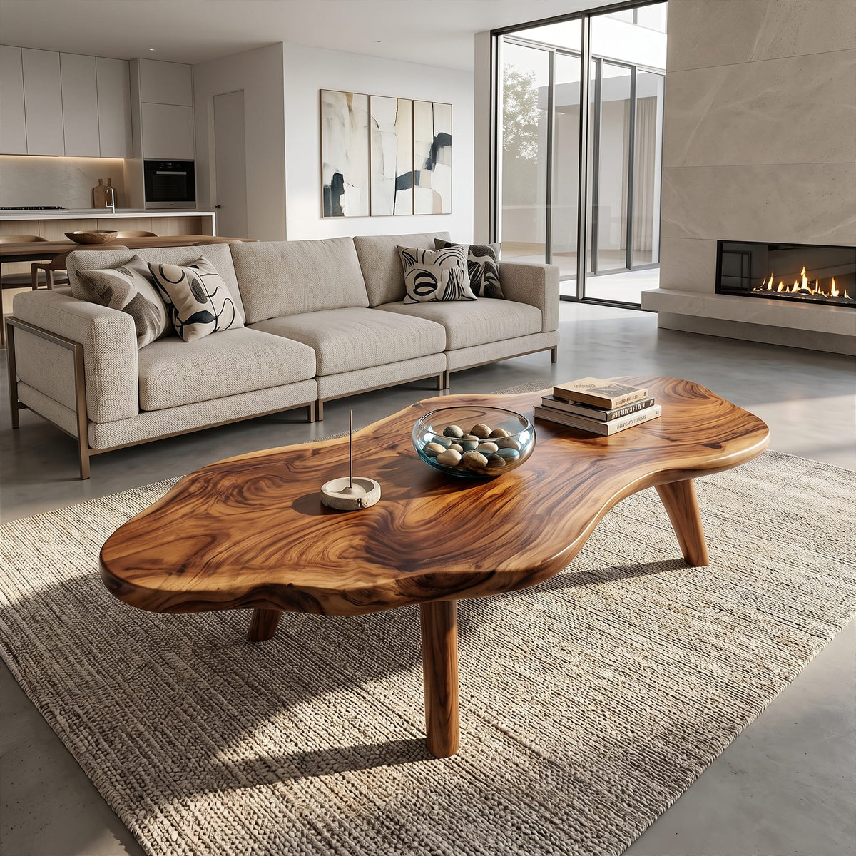 Mid Century Metal Coffee Table