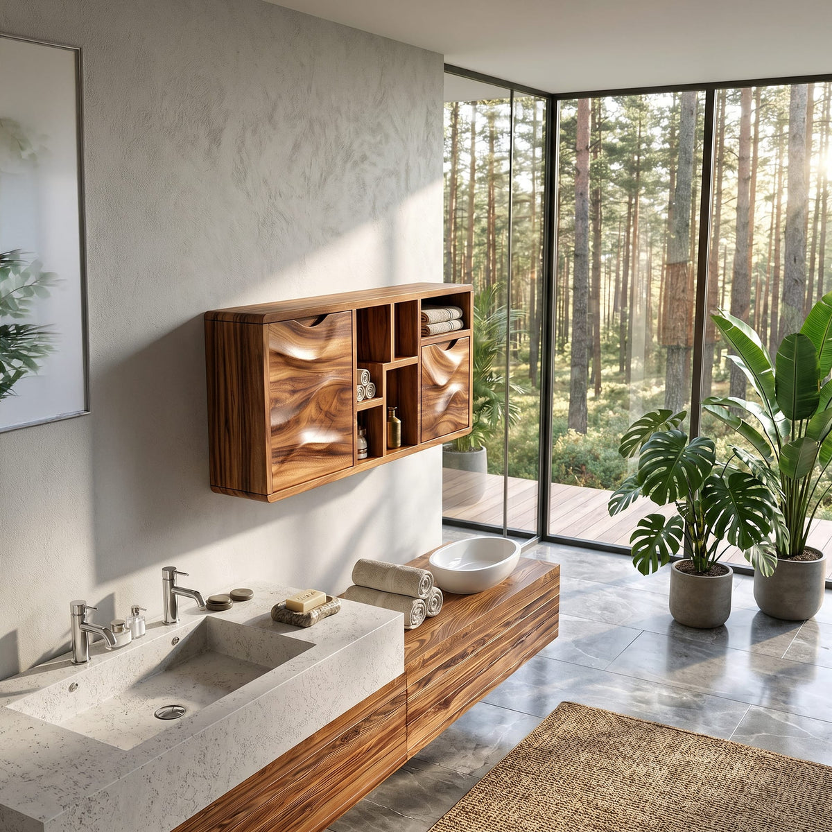 Wave Panel Vanity