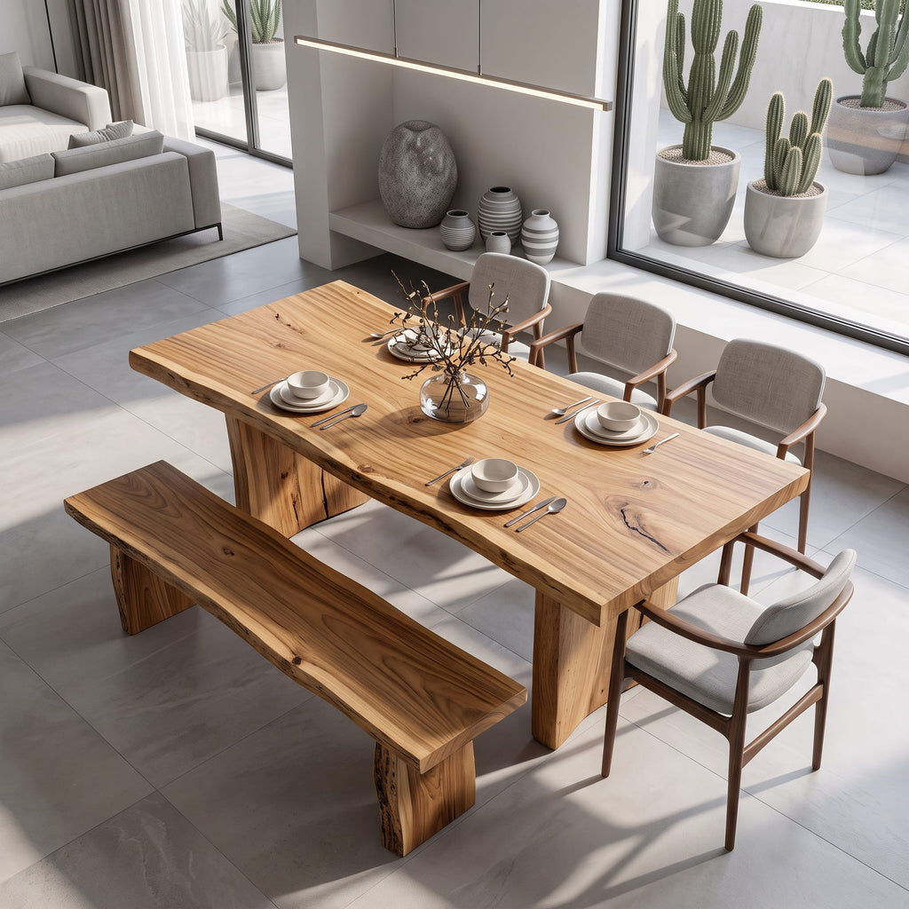 Custom Dining Table Walnut Wood Gift, solid wood, built to order