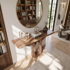 Winged Console Table Designer Residence, solid wood, built to order