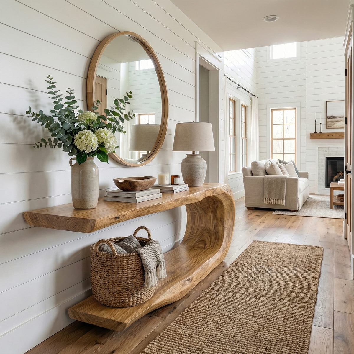 Solid Console Table