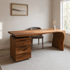 Modern Curved Workspace Desk