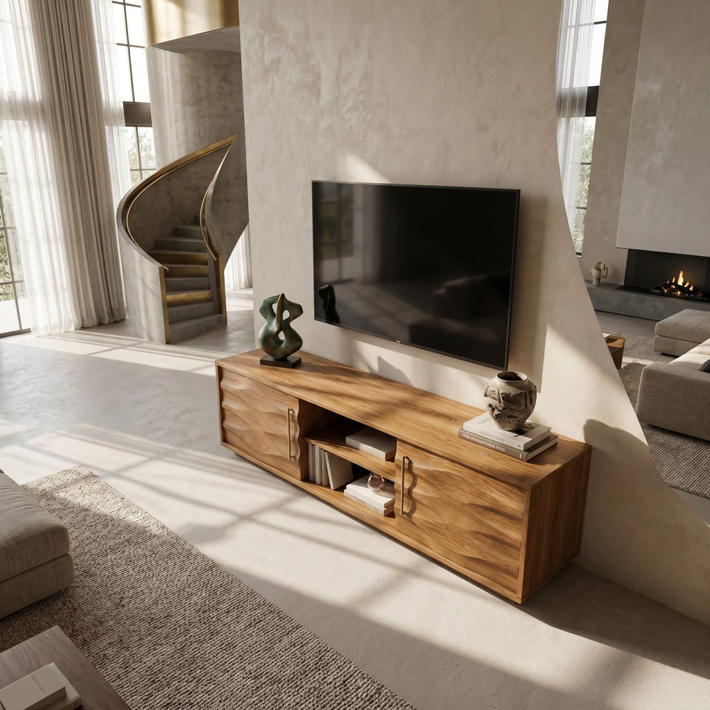 Curved Arched TV Cabinet