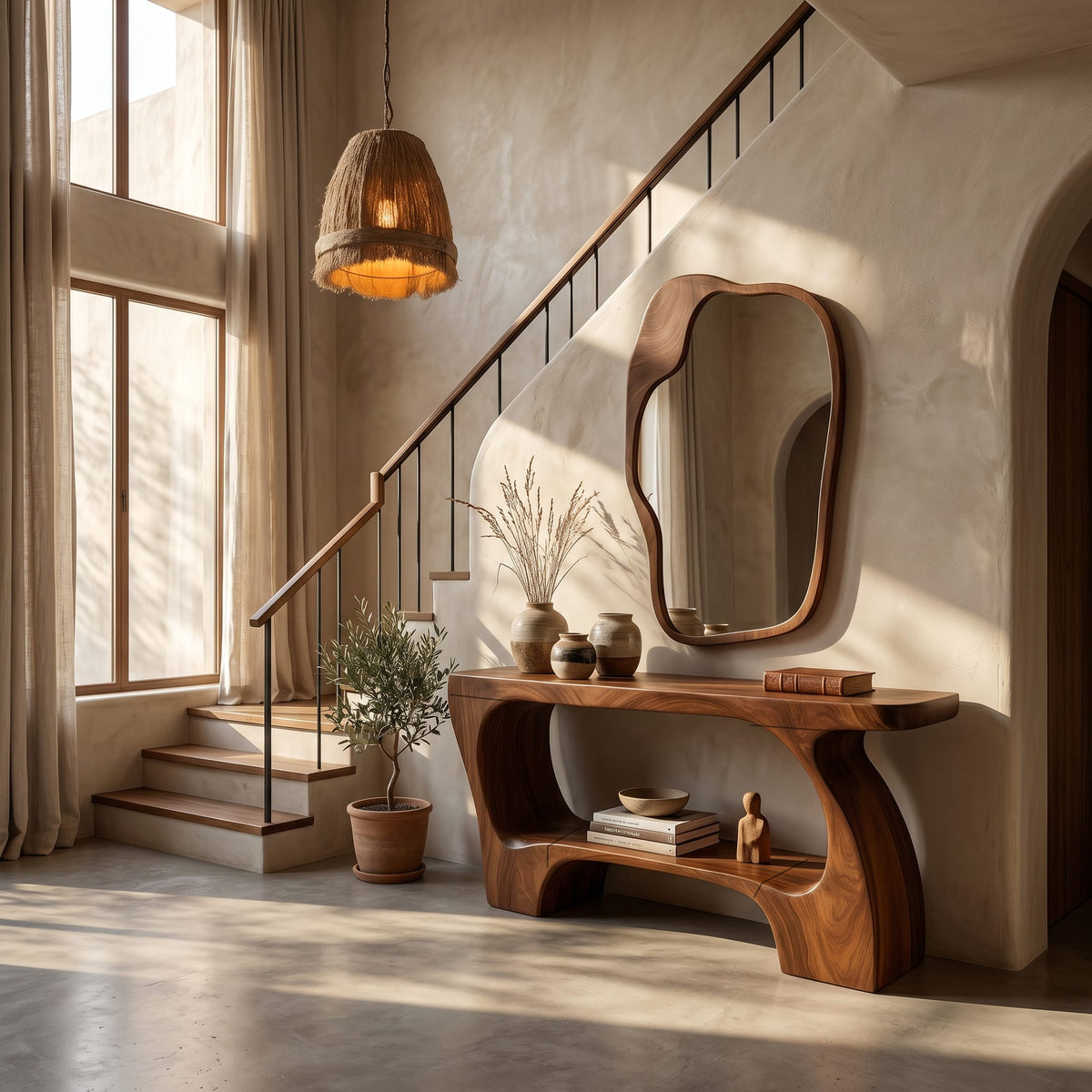 Contemporary Structure Console Table