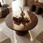 Round Sculptural Console Table