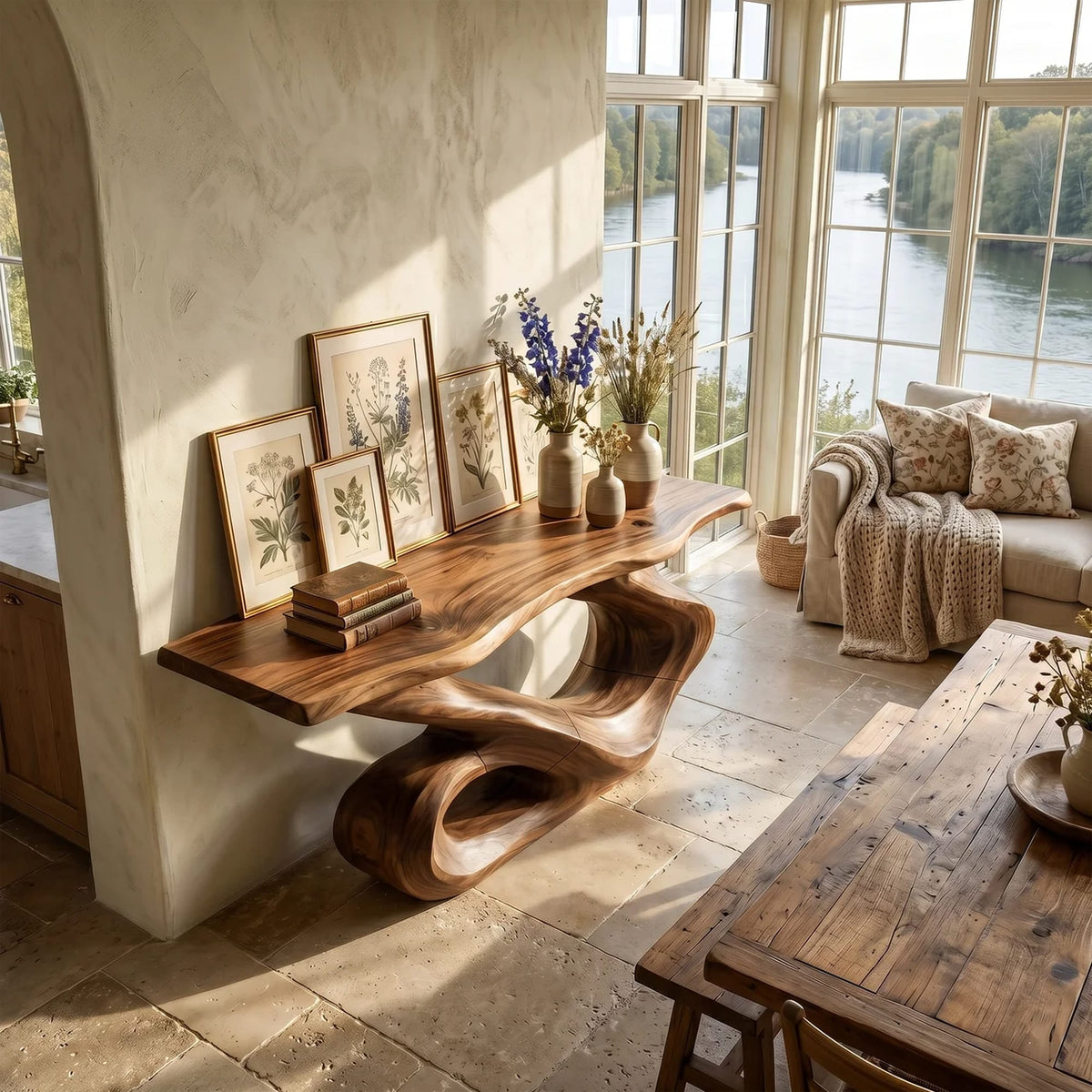 Live Edge Residence Console Table