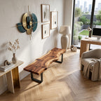 Live Edge Contemporary Bench