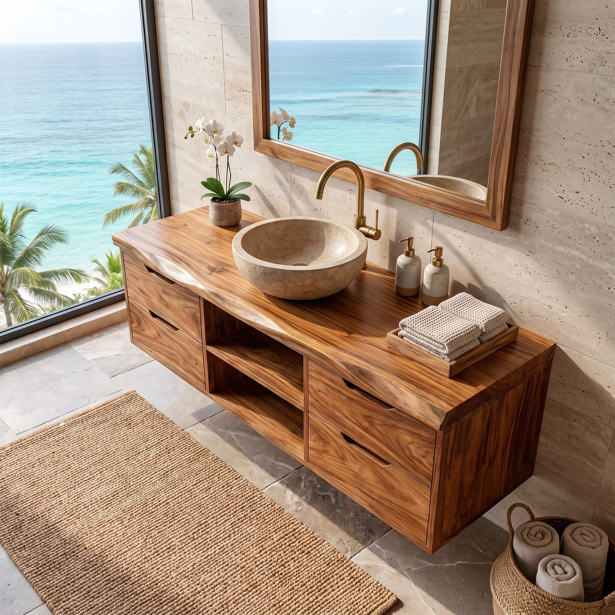 Transitional Bathroom Vanity