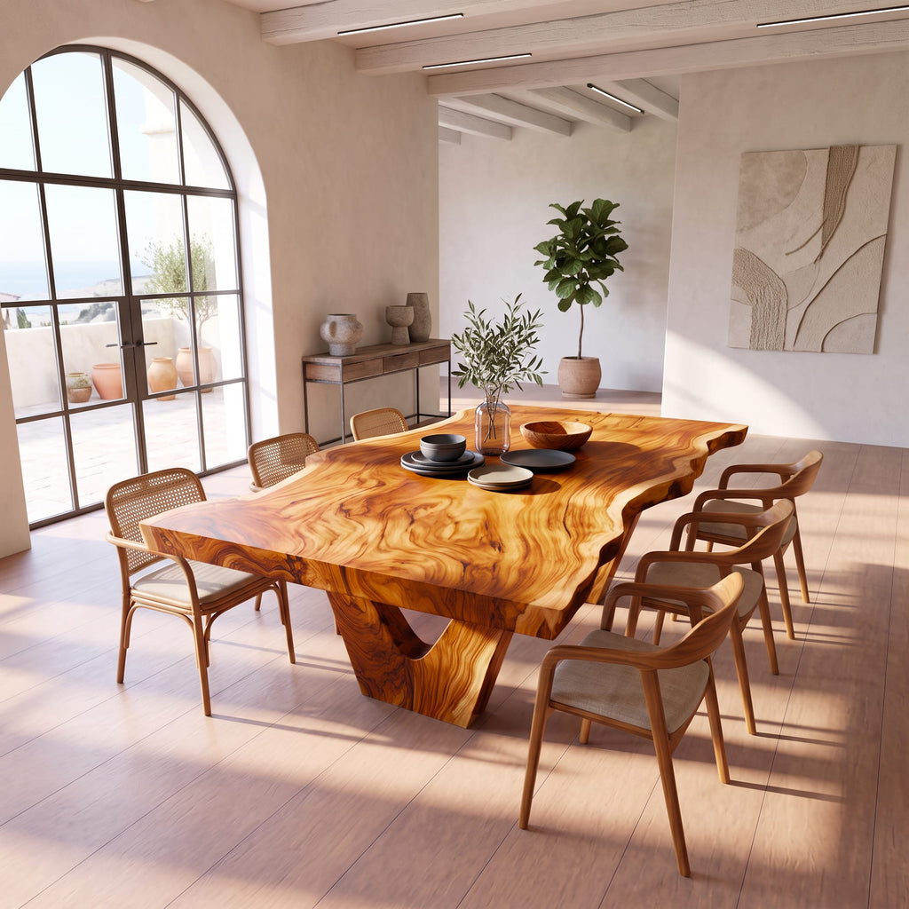 Sculptural Open Dining Table