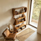 Organic Geometric Bookshelf