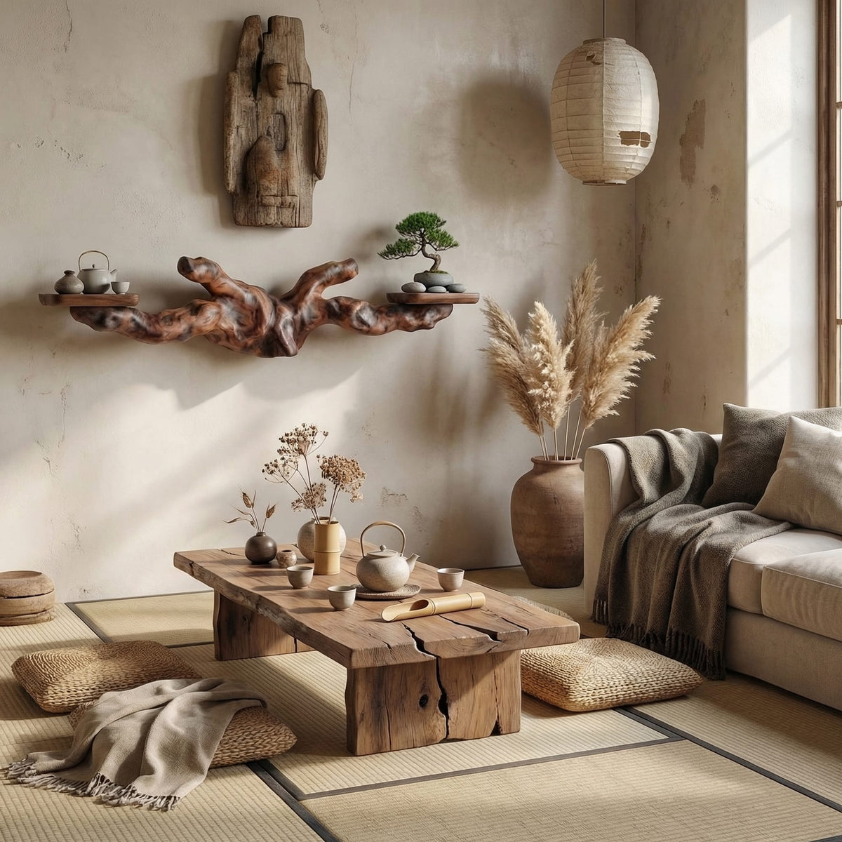 Solid Mounted Floating Shelf