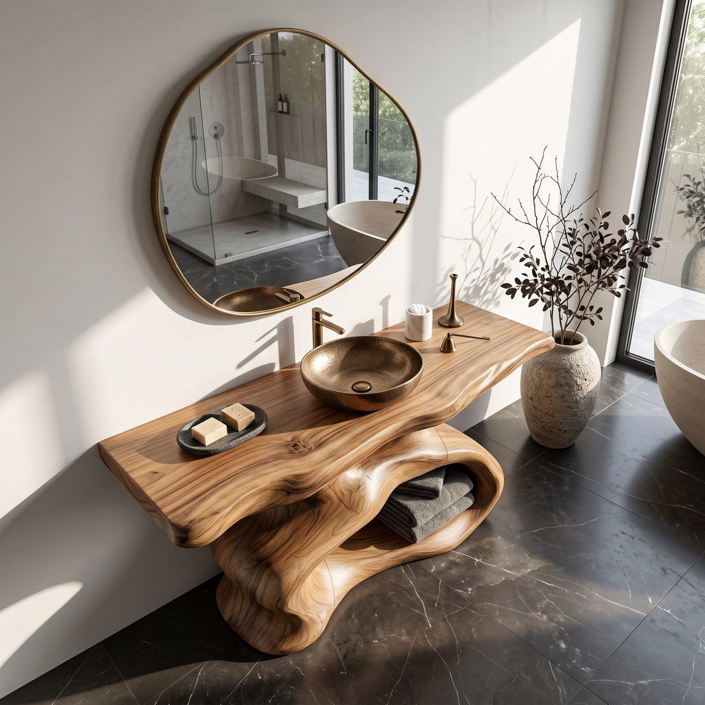 Farmhouse Vanity for Traditional Bathroom Furniture, solid wood, built to order