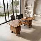 Contemporary Executive Desk Bedroom Office, solid wood, built to order