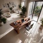 Executive Live Edge Desk