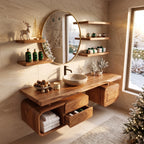 Organic Vanity Beach Retreat, solid wood, built to order, view 2