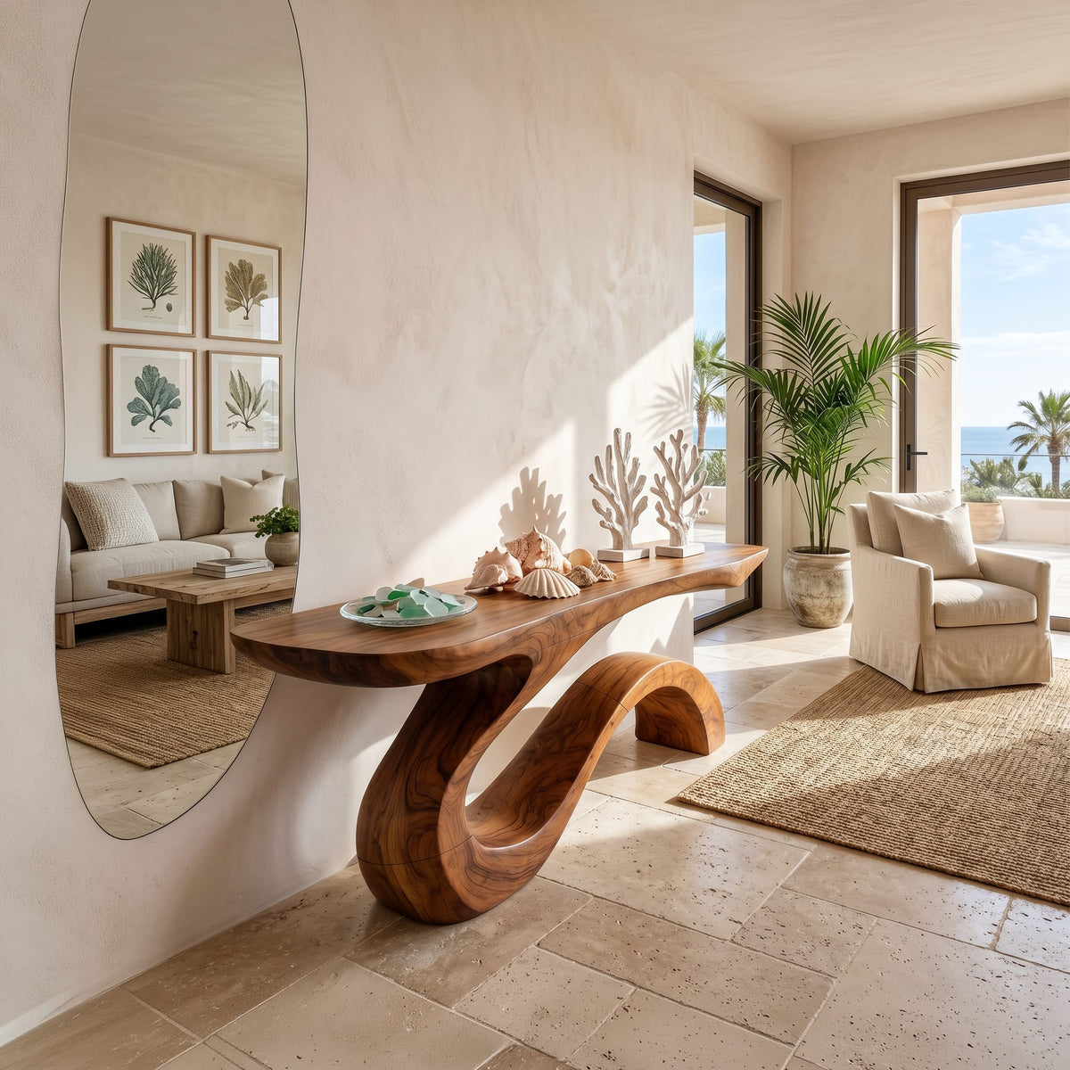 Organic Contemporary Side Table