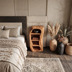 Solid Storage Drawer Nightstand