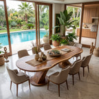 Organic Solid Dining Table