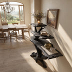 Cabin Black Console Table