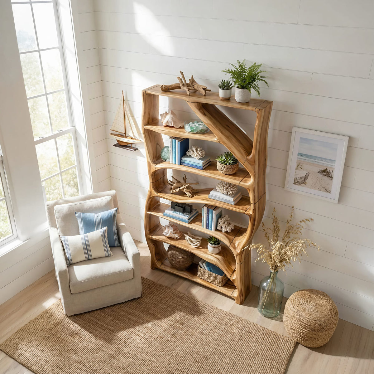 Minimal Storage Bookshelf