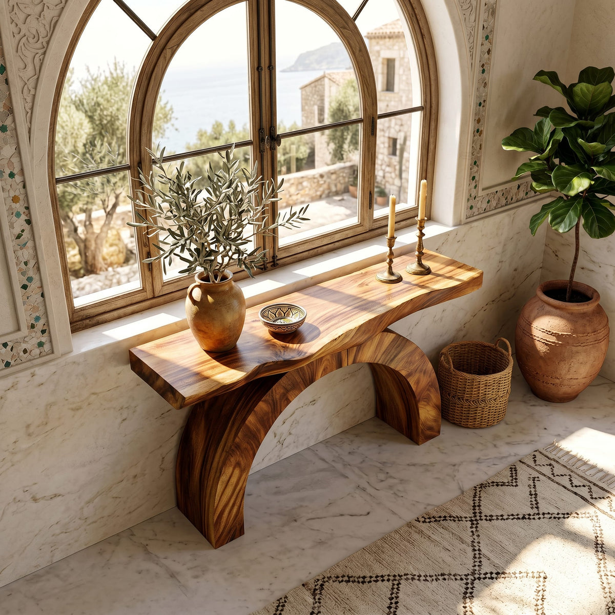 Arched Modern Console Table