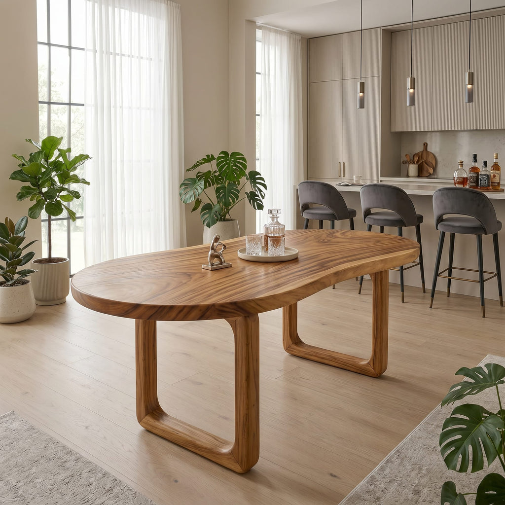 Solid Sunny Dining Table