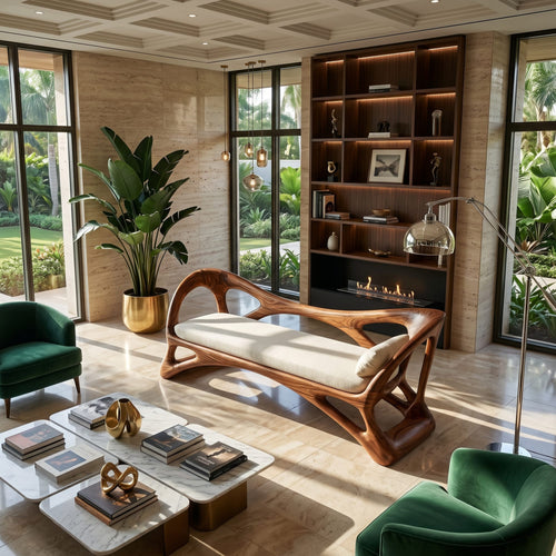 Handcrafted Bench Boutique Hotel, solid wood, built to order