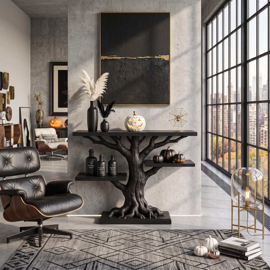 Contemporary Root Form Display Table for Furniture, solid wood, built to order