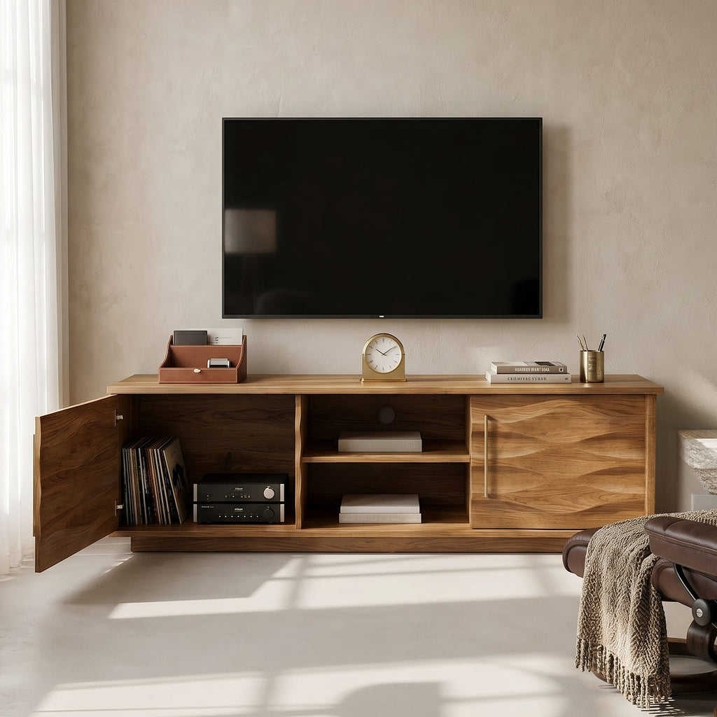 Curved Arched TV Cabinet