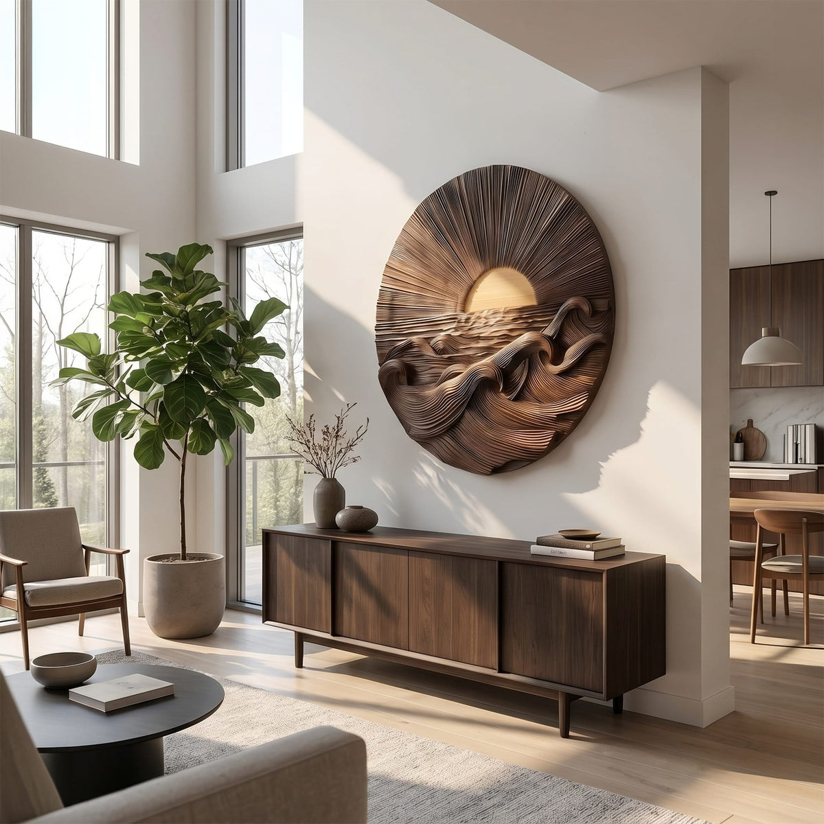 Organic Sunrise Wall Art