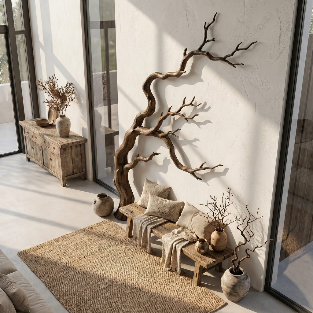 Contemporary Sculptural Branch Wall Art