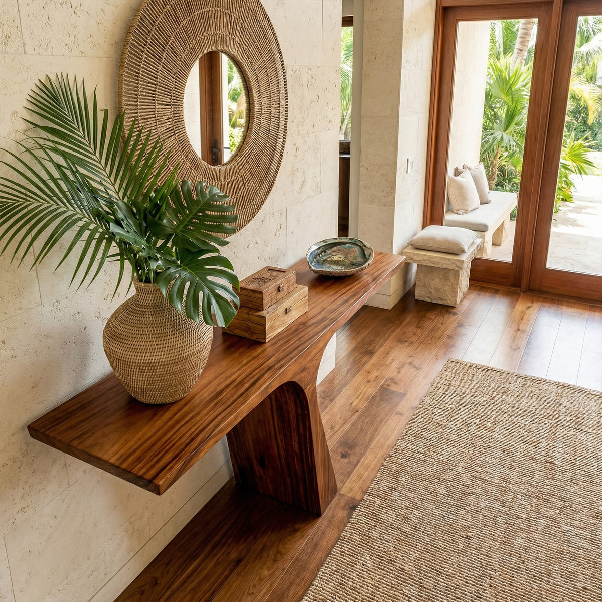 Sharp Modern Console Table