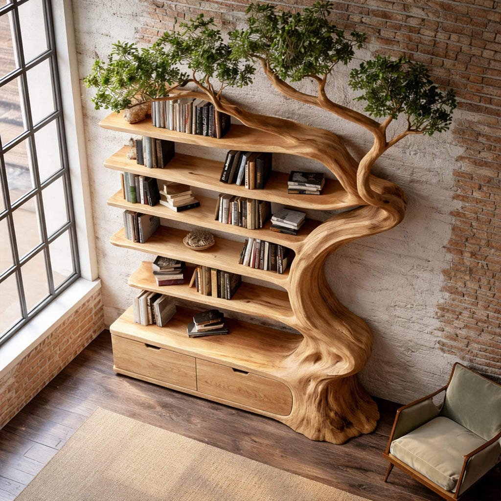 Storage Branch Tree Bookshelf