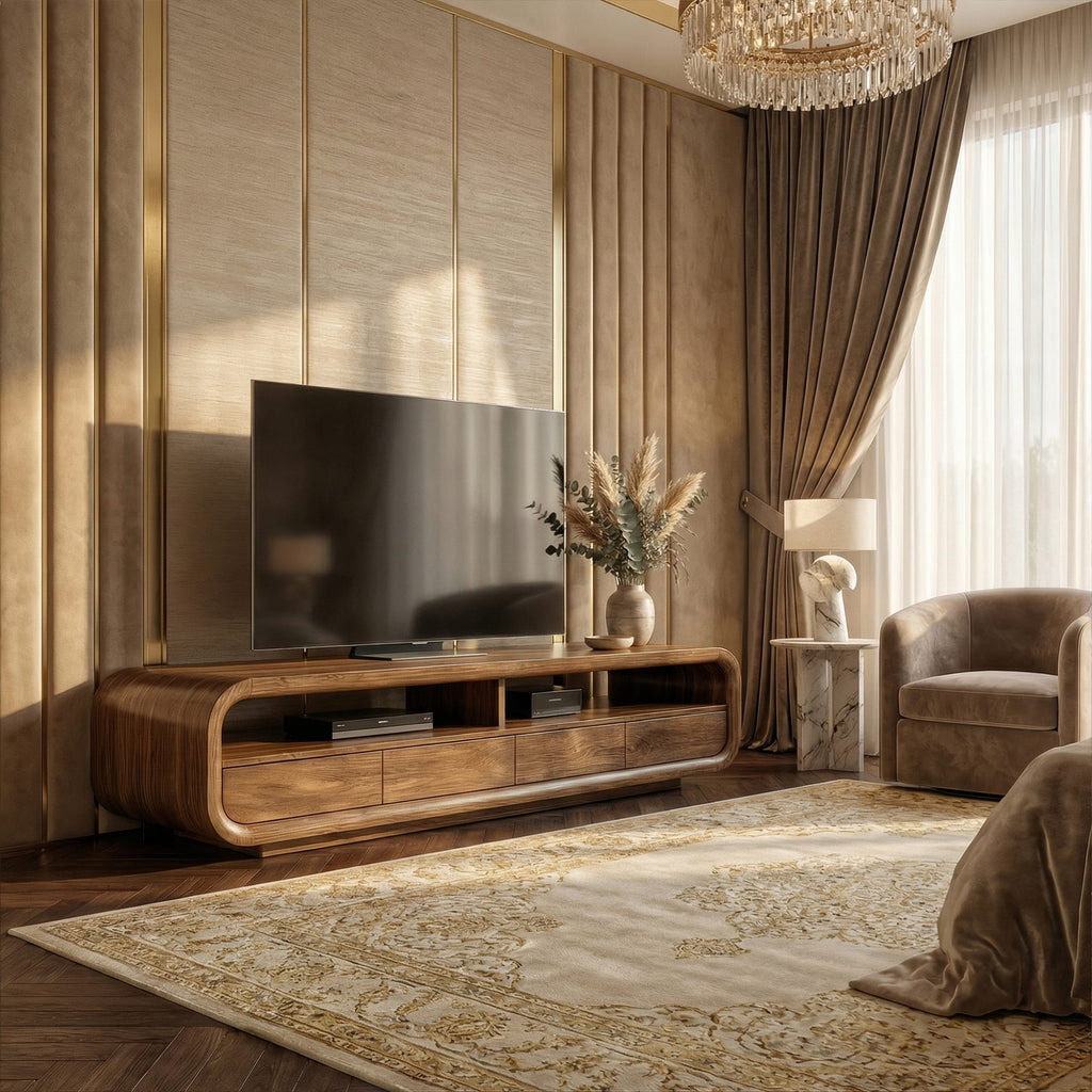 Solid Storage Cabinets TV Cabinet