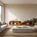 Round Minimal TV Cabinet