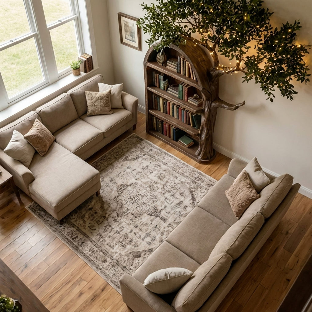 Wall Display Tree Bookshelf