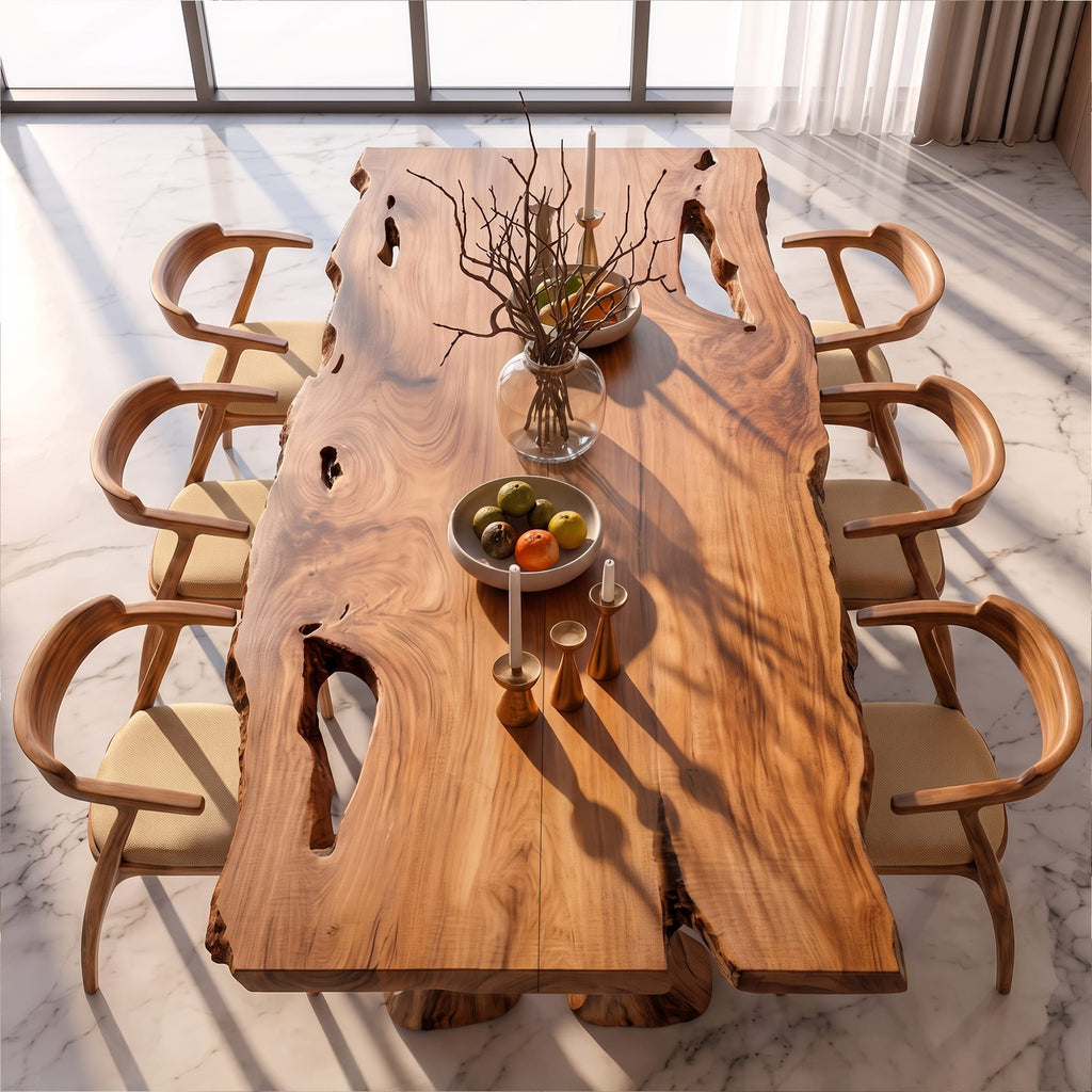 Irregular Edge Dining Table