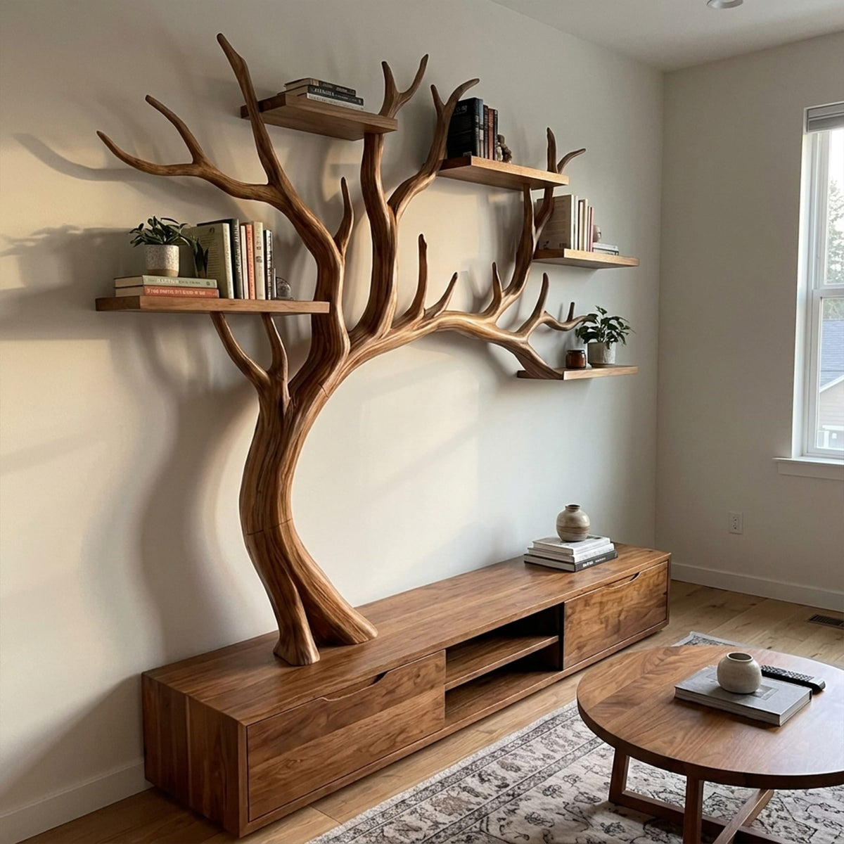 Solid Entertainment Bookshelf