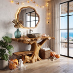 Live Edge Trunk Vanity
