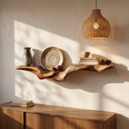 Flowing Form Floating Shelf