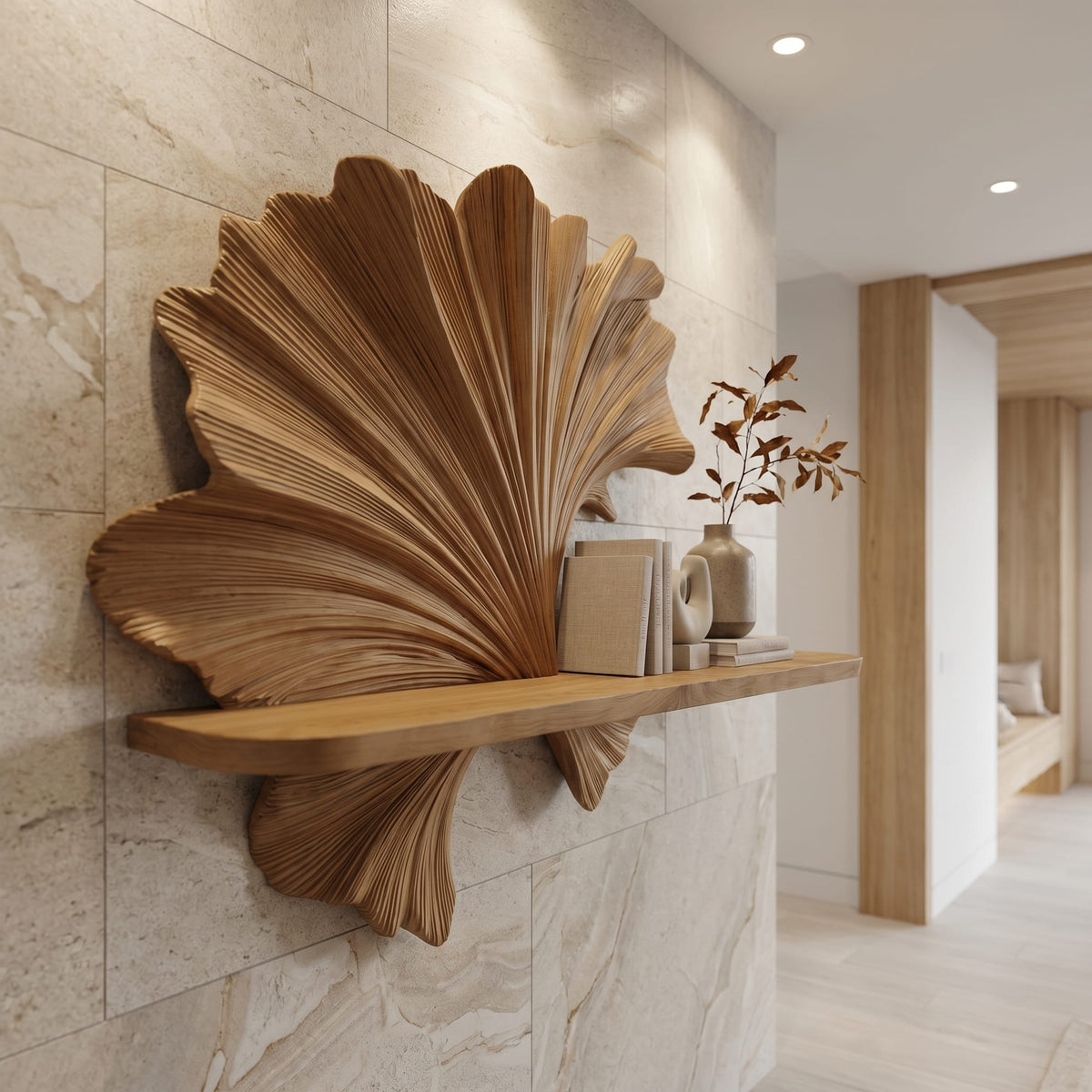 Shape Floating Solid Wall Shelf