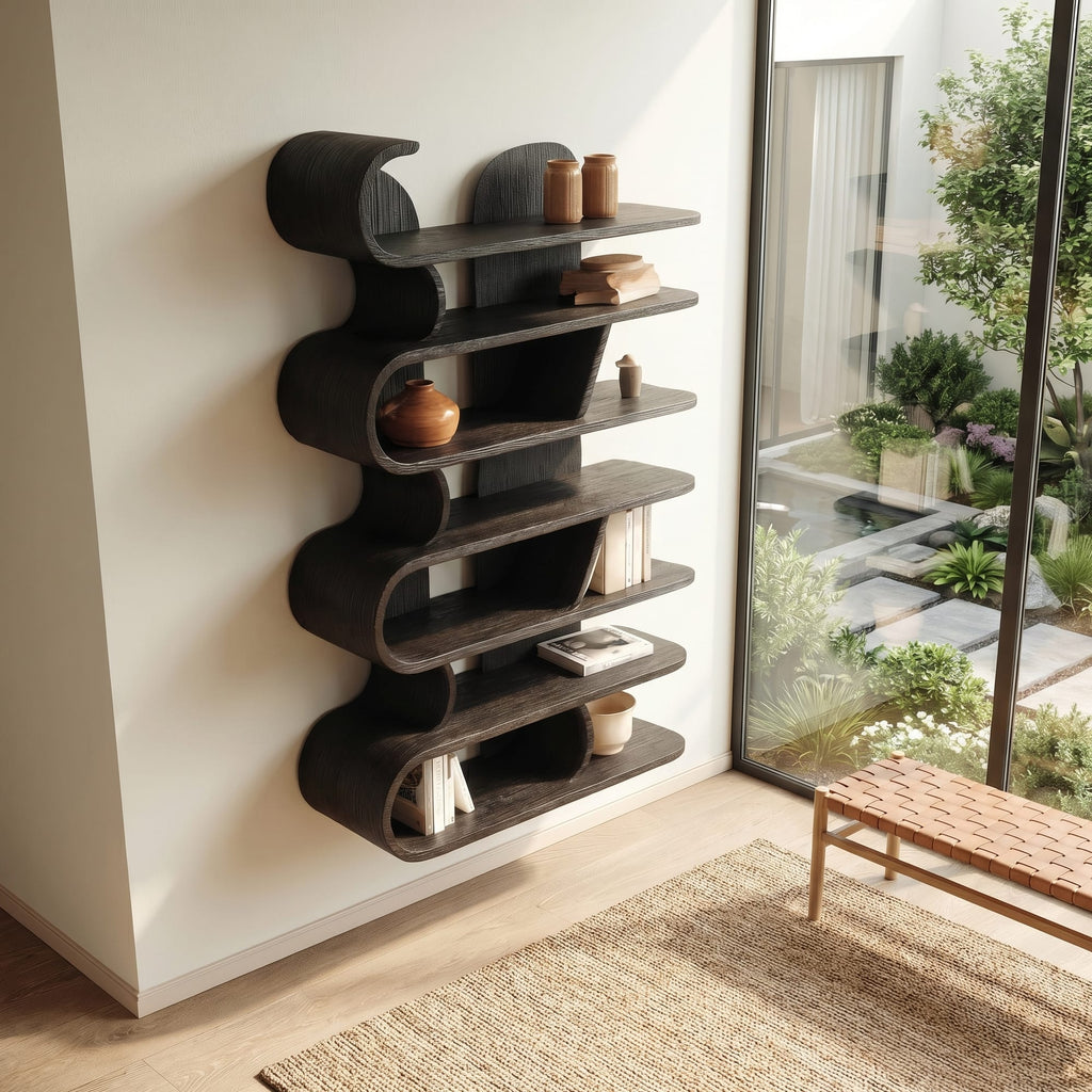 Wave Floating Wall Shelf
